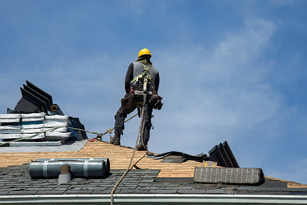 Professional Roofing technician working in Camp Creek, WV